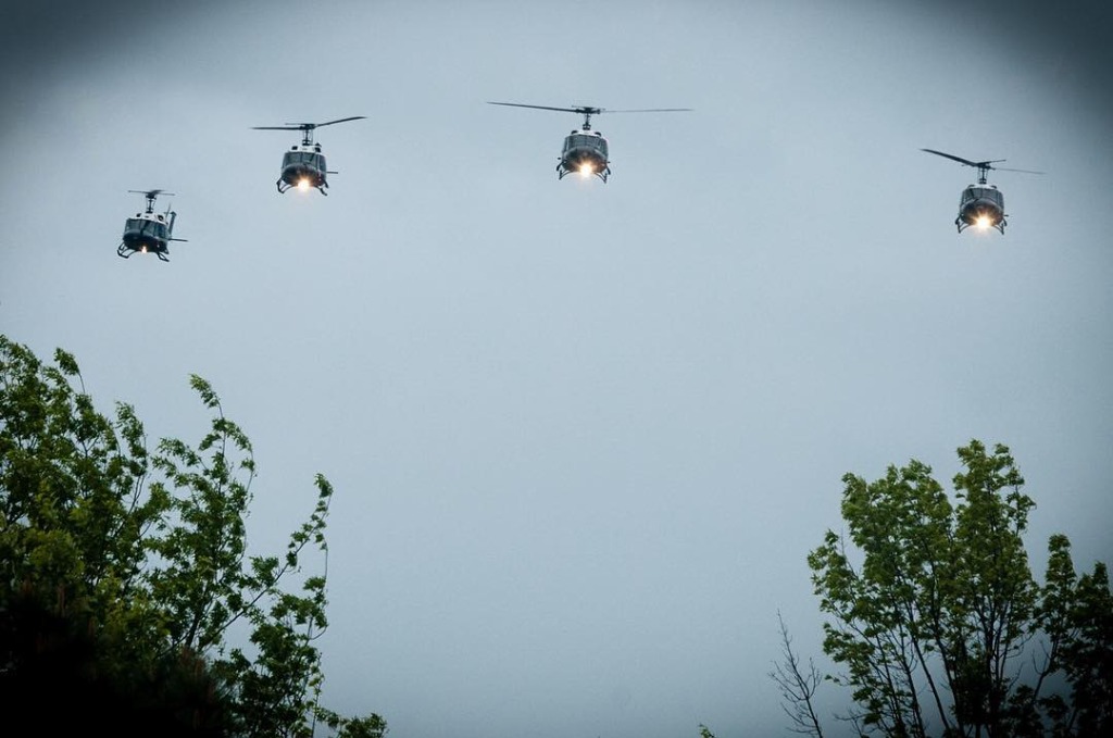 Helicopter formation