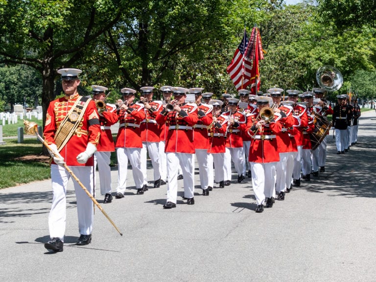 US Marine Band on McPherson Drive