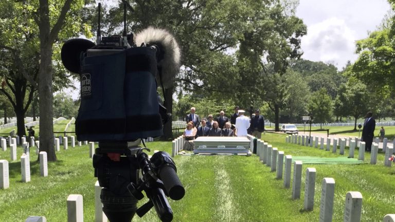 Covering a service in Arlington National Cemetery Section 60 with the US Navy | Videography Arlington | Arlington media, inc.